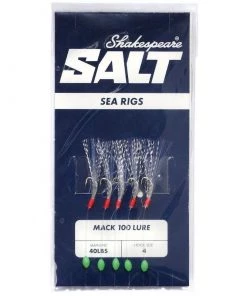 Hot Sale 😍 Shakespeare Salt Mack 100 Lures - Feathers & traces 🛒