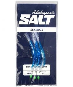 New 🎁 Shakespeare Salt Silver Dream Lures - Feathers & traces ⭐