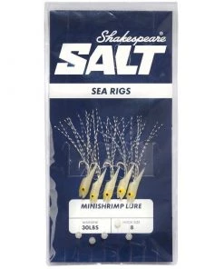 Discount ⭐ Shakespeare Salt Minishrimp Lures - Feathers & traces ✨