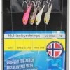 Hot Sale 💯 Mustad Multi Colour Shrimps - Feathers & traces 😍
