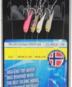 Hot Sale 💯 Mustad Multi Colour Shrimps - Feathers & traces 😍