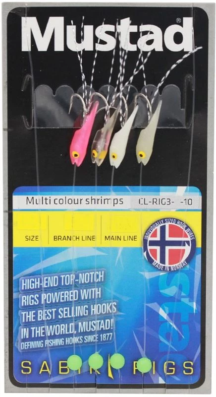 Hot Sale π― Mustad Multi Colour Shrimps - Feathers & traces π 1 Hot Sale π― Mustad Multi Colour Shrimps - Feathers & traces π