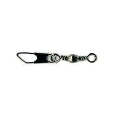 Hot Sale 😉 Mustad Black Barrel Swivel & Snap (77215) - Swivels 🔔