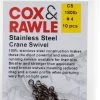 New 😉 Cox & Rawle Stainless Steel Crane Swivels - ✨