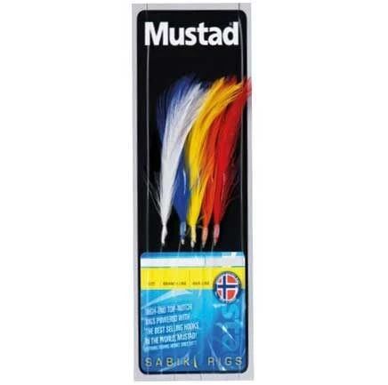 Discount ๐ Mustad 5 Hook Multi Colour Feathers Rig - Feathers & traces ๐งจ 1 Discount ๐ Mustad 5 Hook Multi Colour Feathers Rig - Feathers & traces ๐งจ