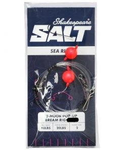 Top 10 ⭐ Shakespeare Salt 2-Hook Pop-Up Bream Rig - Rigs & traces 🧨