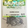 Cheap 🤩 Mustad (BOX) 34042NP-BN Worm Hook - Hooks 🥰