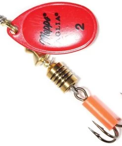 Hot Sale 😉 Mepps Aglia Fluo No.4 Orange/Red - Spinners ⌛