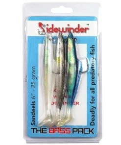 Budget ⌛ Sidewinder Bass Pack 6inch - Sandeels 🎉