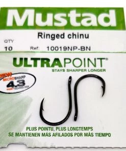 Wholesale 😀 Mustad 10019NP-BN Chinu Eyed - Hooks 🔥