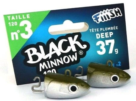 Brand new ๐ Fiiish Black Minnow Jig Heads - Jig heads, weights & rattles ๐ 1 Brand new ๐ Fiiish Black Minnow Jig Heads - Jig heads, weights & rattles ๐