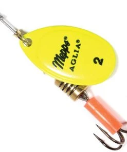 Hot Sale 👍 Mepps Aglia Fluo No.2 Yellow - Spinners 👏